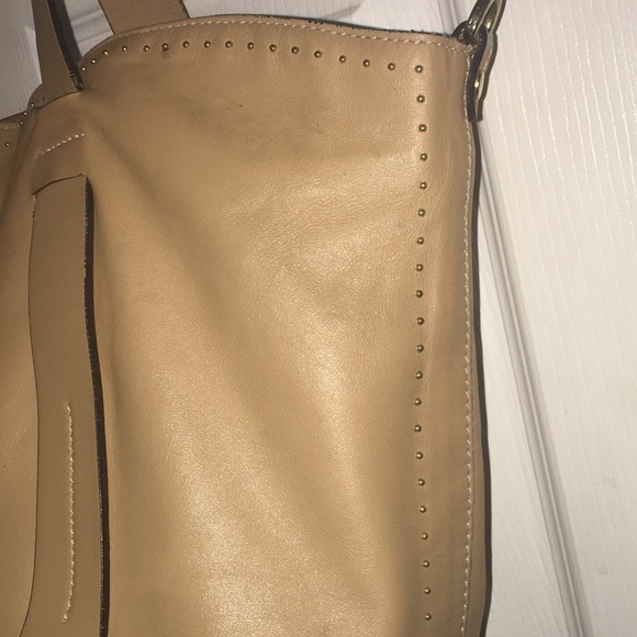 A. Bellucci Italian leather convertible tote. - Picture 7 of 8